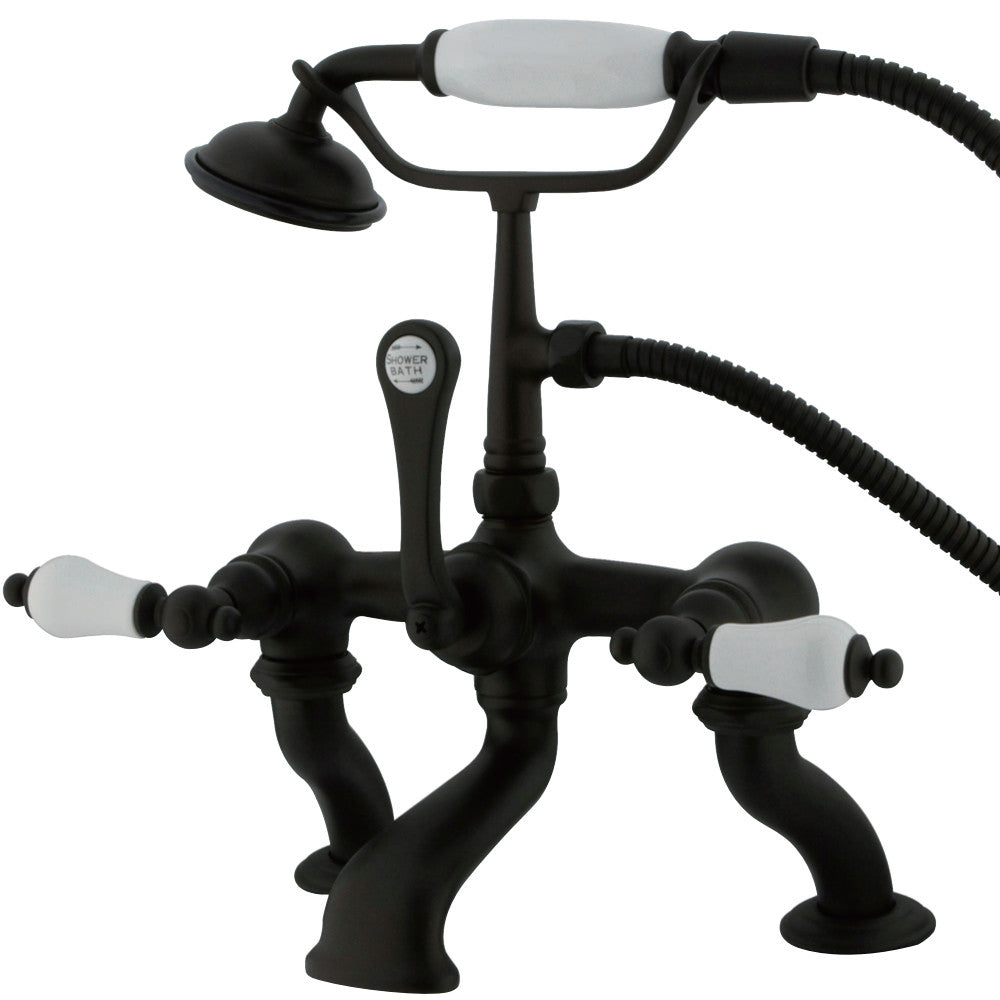 Vintage 7-Inch Deck Mount Tub Faucet with Hand Shower