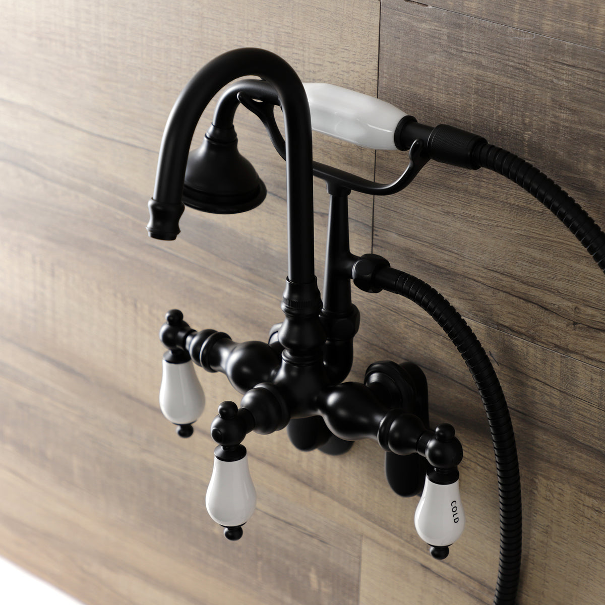 Aqua Vintage Wall Mount Clawfoot Tub Faucets