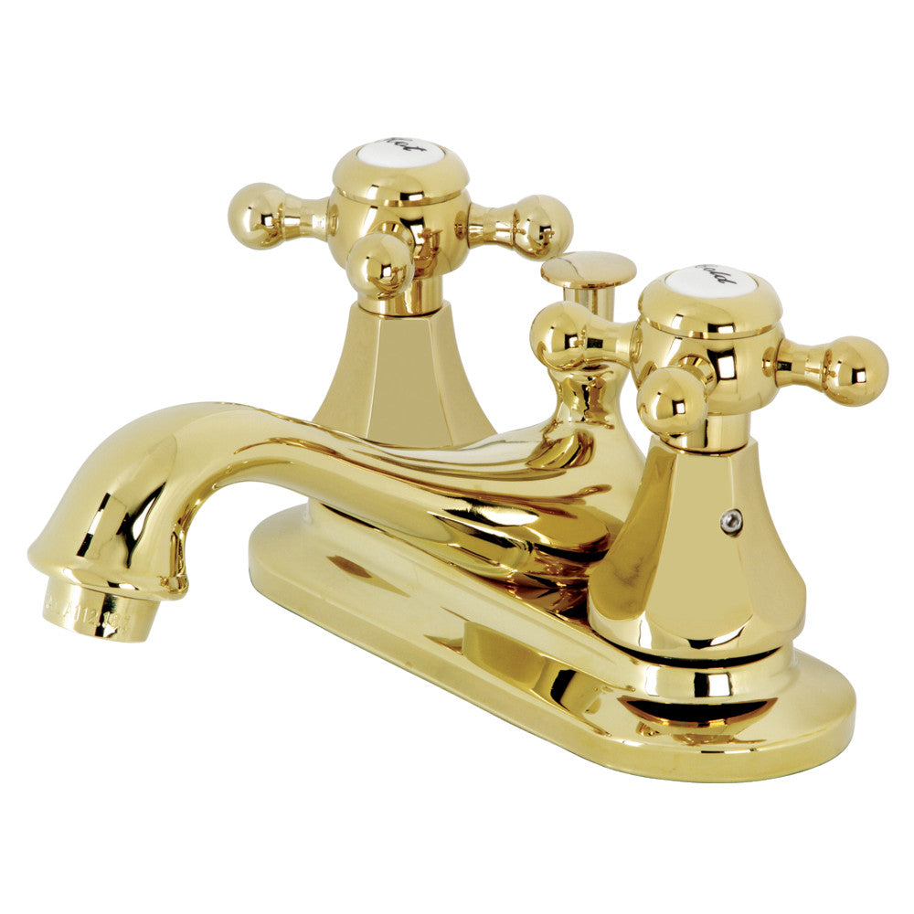 Kingston Brass KB608BX Metropolitan 4 in. Centerset Bathroom Faucet with Pop-Up Drain