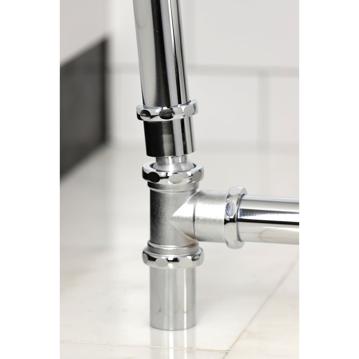 Kingston Brass Tub Double Pivoting Waste &amp; Overflow, 21 Gauge