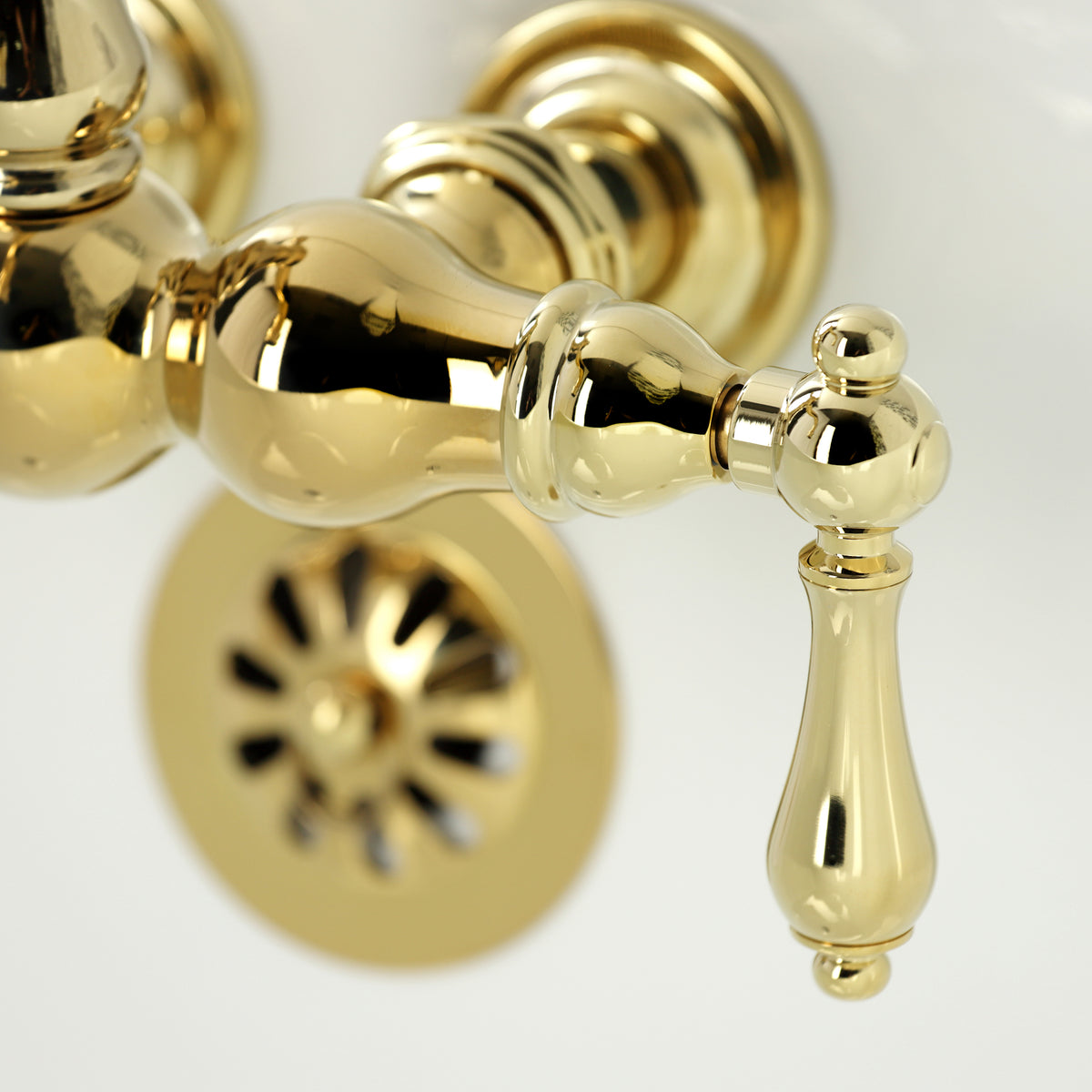 Heritage 3-3/8&quot; Tub Wall Mount Clawfoot Tub Faucet