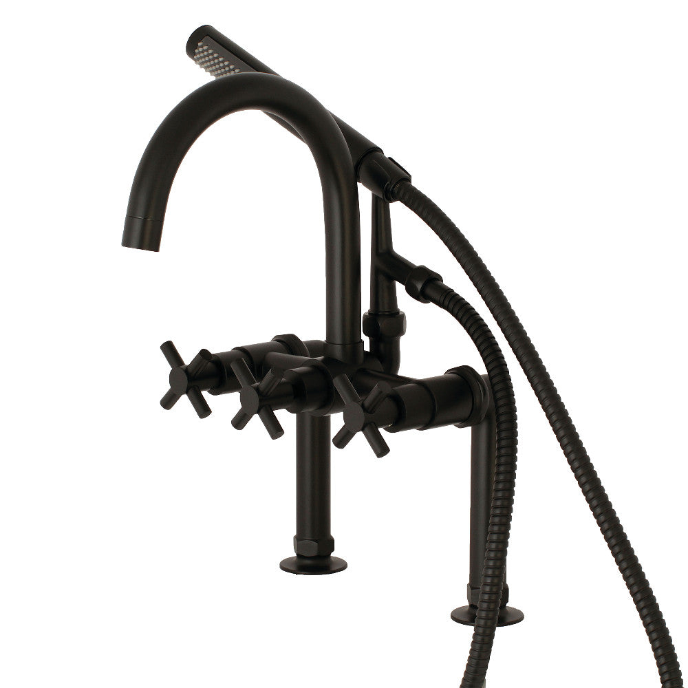 Aqua Vintage Concord 7-Inch Deck Mount Clawfoot Tub Faucet