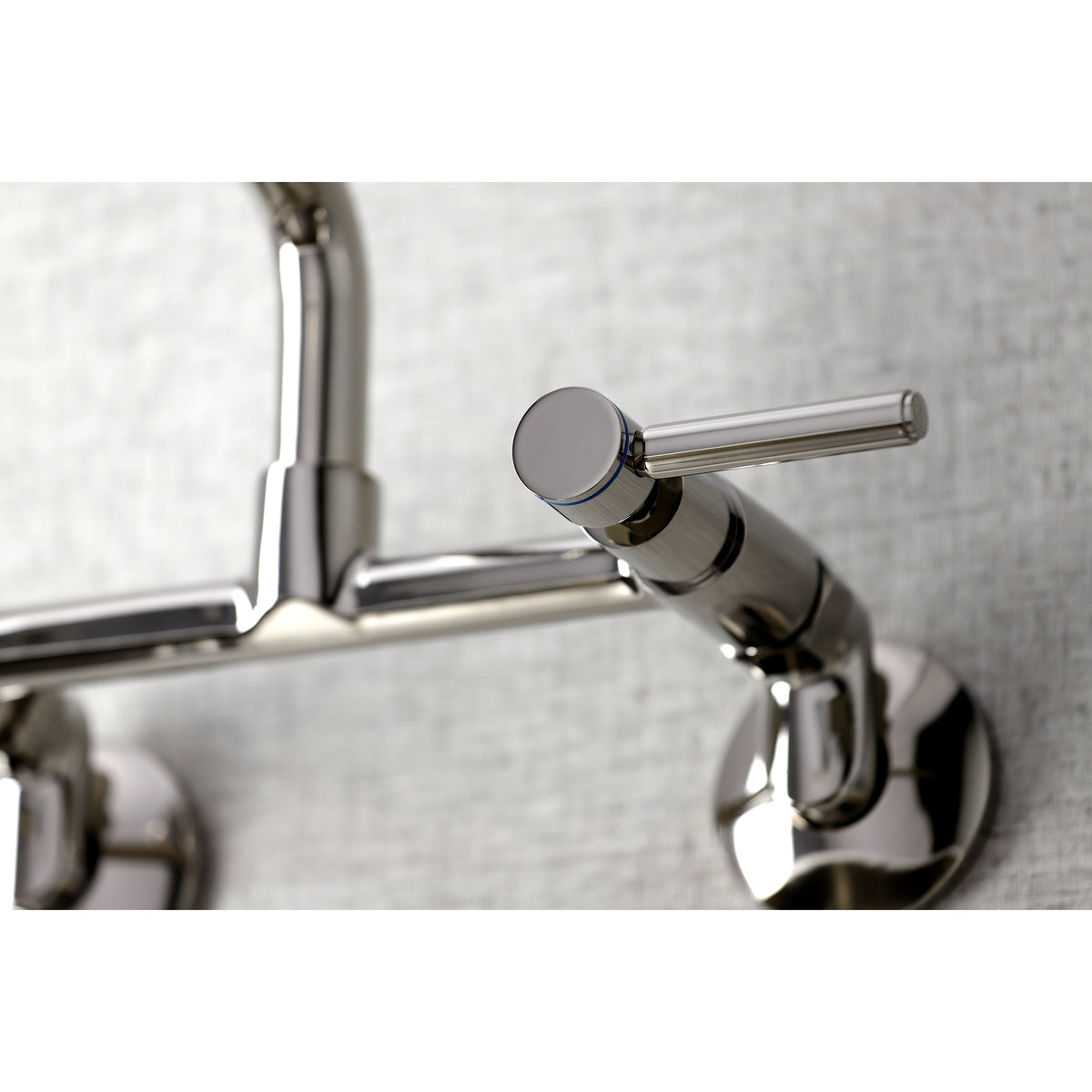 Kingston Brass KS823PN Concord Two-Handle Wall-Mount Kitchen Faucet