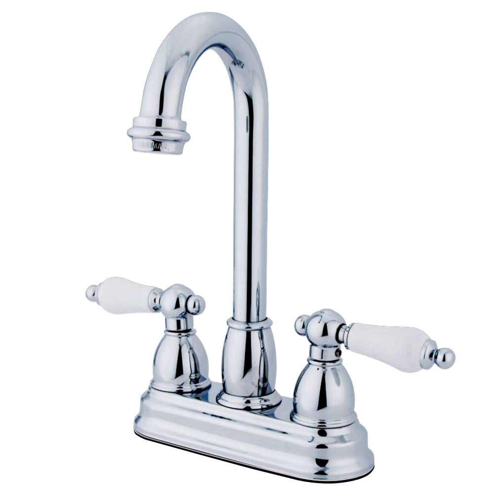 Kingston Brass KB3495PL Restoration 4&quot; Centerset Bar Faucet