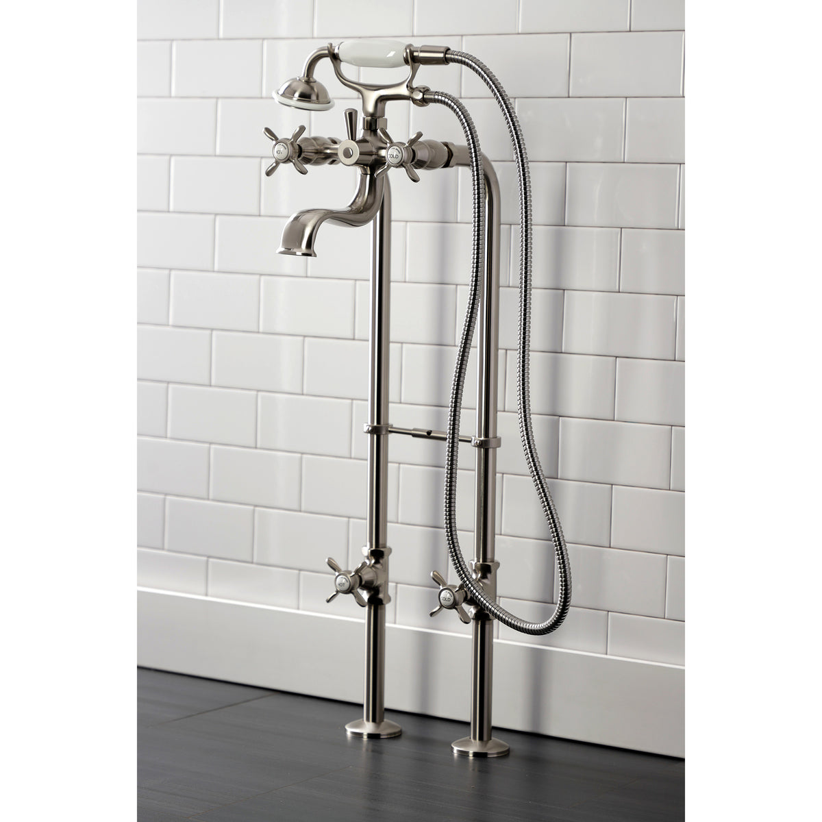 Essex Freestanding Clawfoot Tub Faucet Package with Supply Line