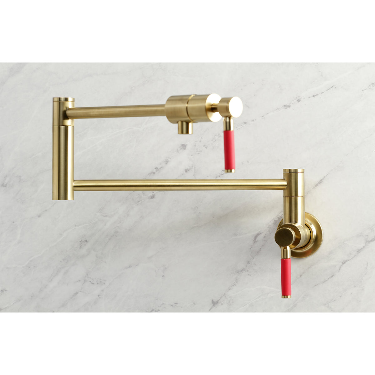 Kingston Brass KS4106DKL Kaiser Wall Mount Pot Filler