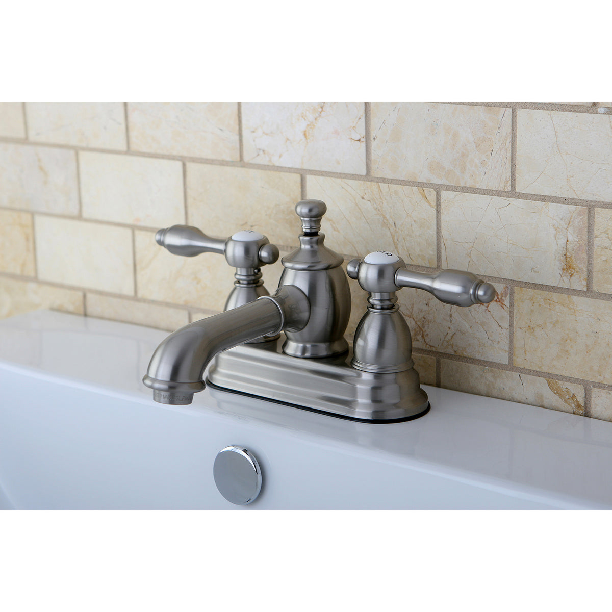 Kingston Brass KS7008TAL 4 in. Centerset Bathroom Faucet