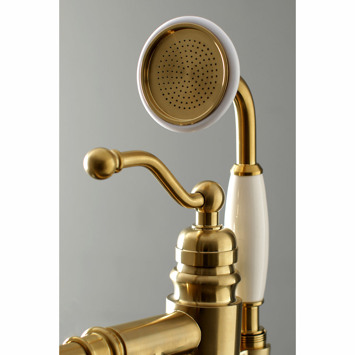 English Country Freestanding Tub Faucet with Hand Shower