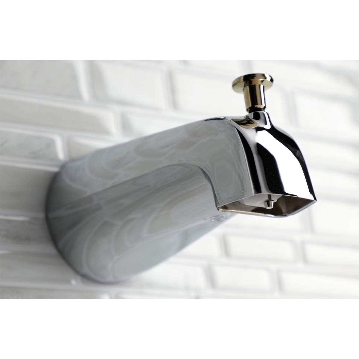 Kingston Brass 38108 Inch Zinc Tub Spout with Diverter