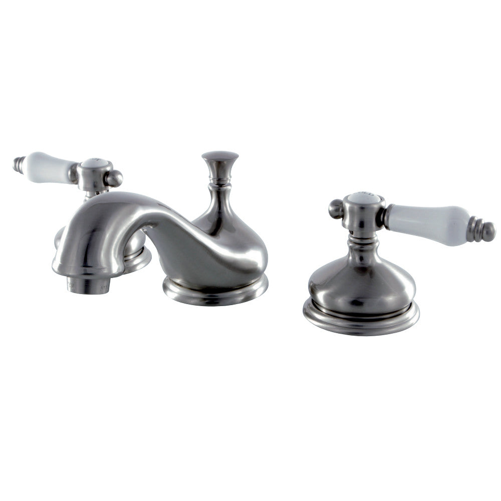 Kingston Brass KS1166BPL 8 in. Widespread Bathroom Faucet