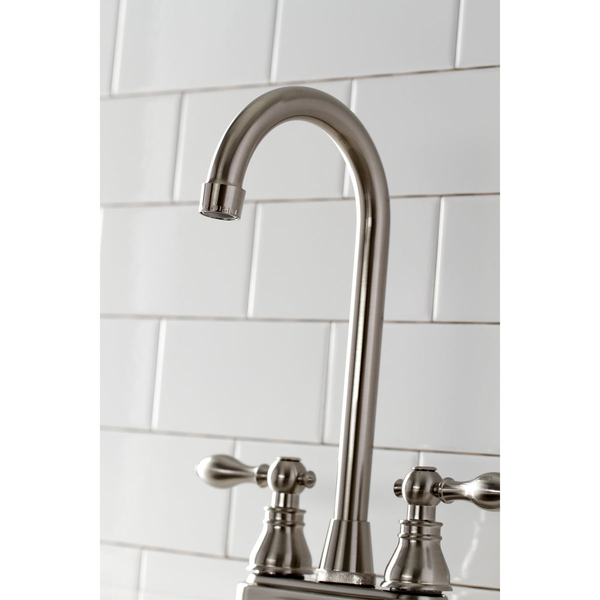 Kingston Brass KB491ACL American Classic Two-Handle High-Arc Bar Faucet