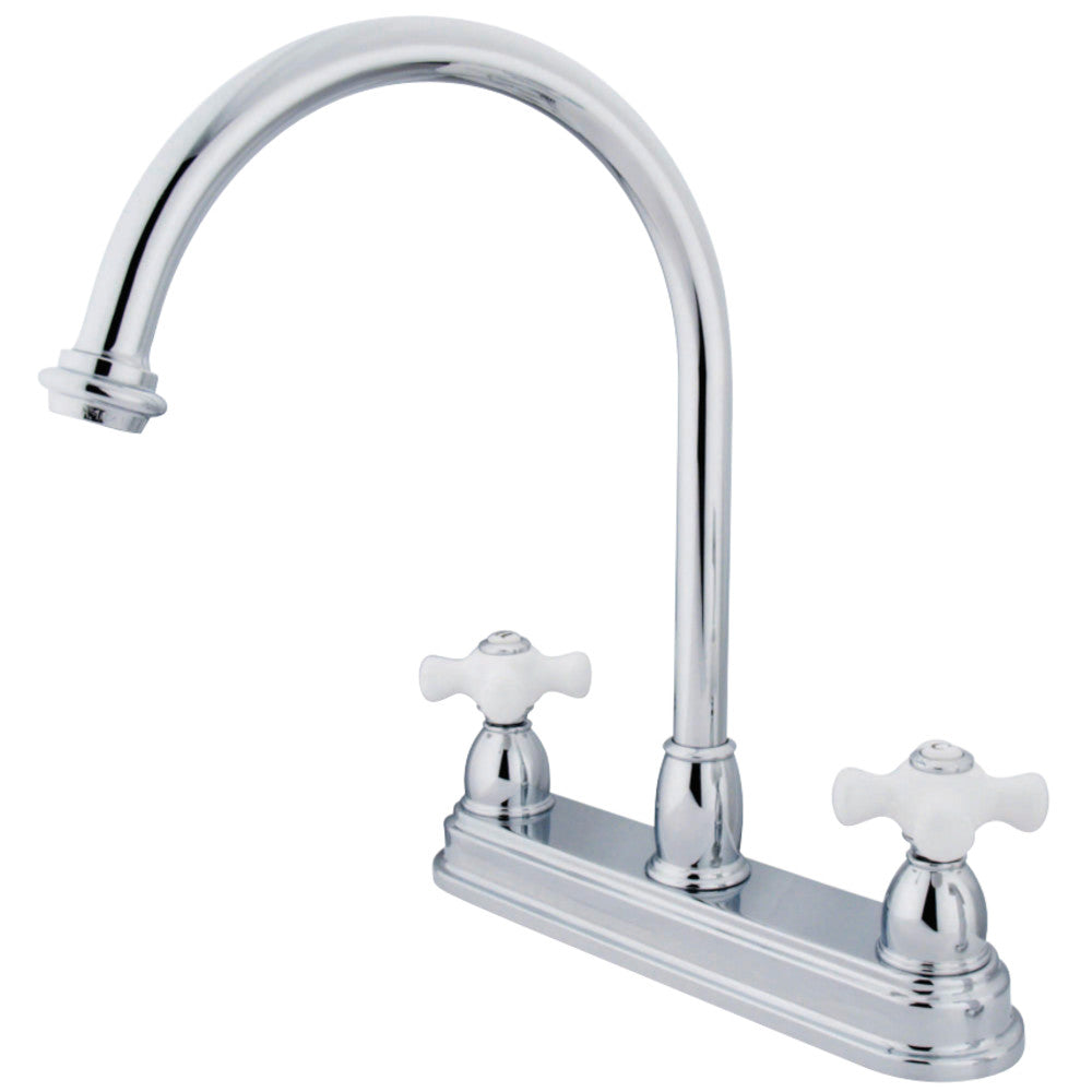 Kingston Brass KB3741PX Restoration Centerset Kitchen Faucet