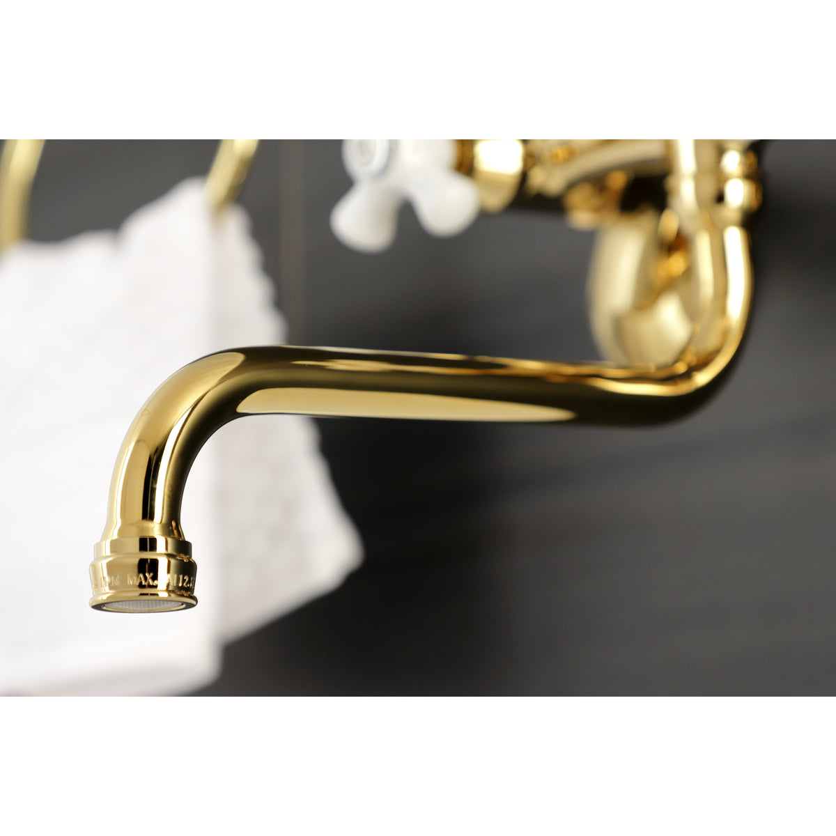 Kingston Brass KS615C Wall Mount Bathroom Faucet