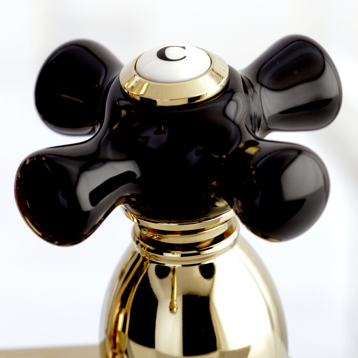 Kingston Brass KB1604PKX 4 in. Centerset Bathroom Faucet