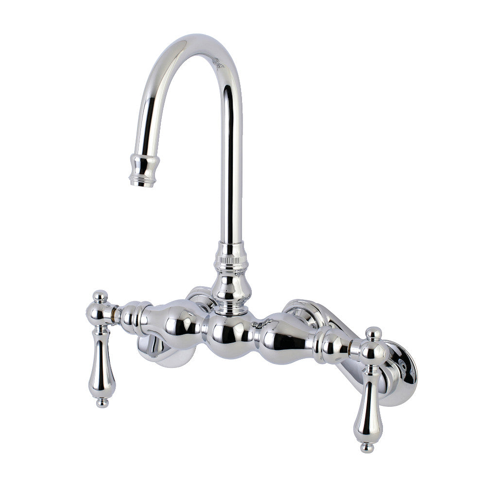 Aqua Vintage Adjustable Center Wall Mount Tub Faucet