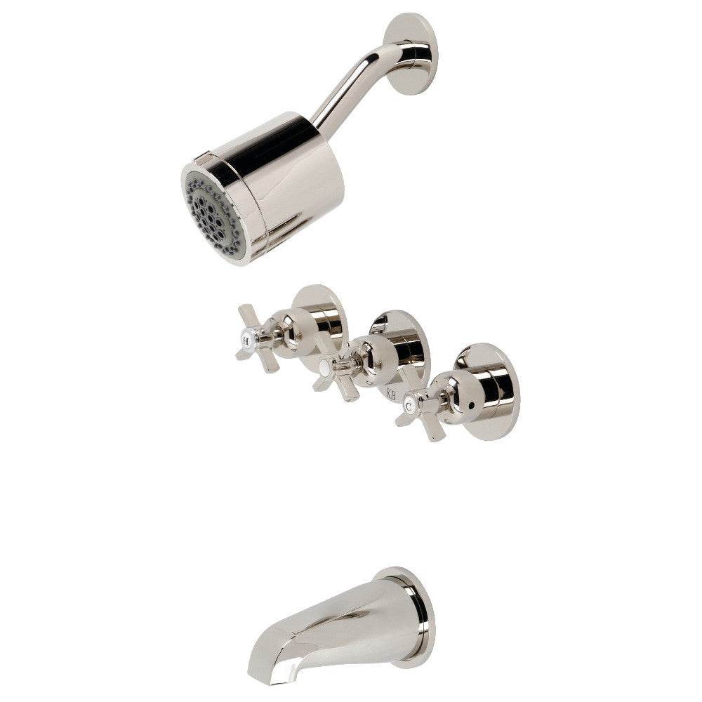 Millennium Three-Handle Tub and Shower Faucet