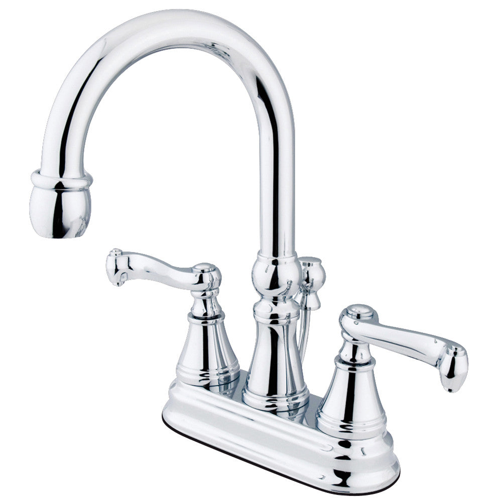 Kingston Brass KS2615FL 4 in. Centerset Bathroom Faucet