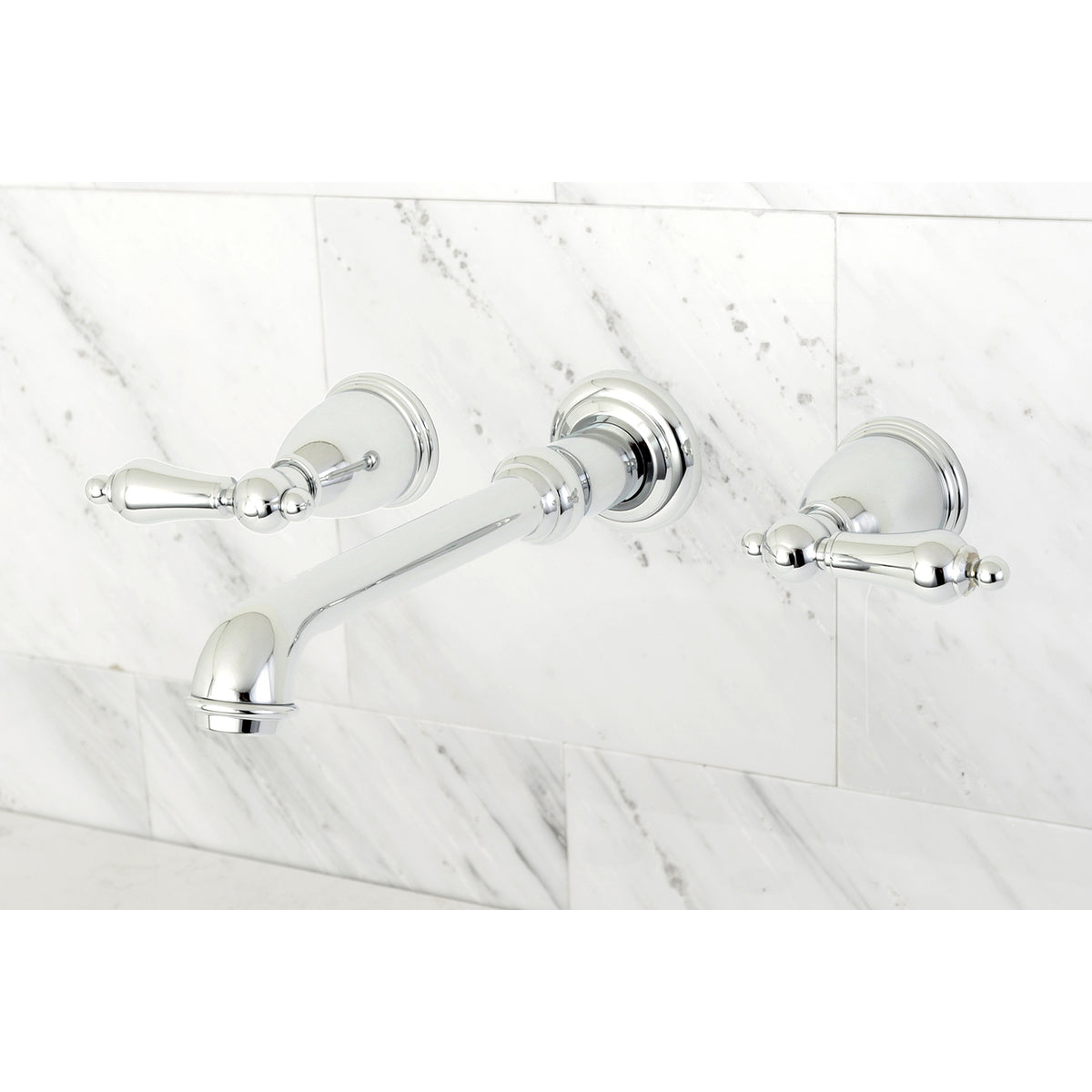 Kingston Brass KS7126AL 8-Inch Center Wall Mount Bathroom Faucet