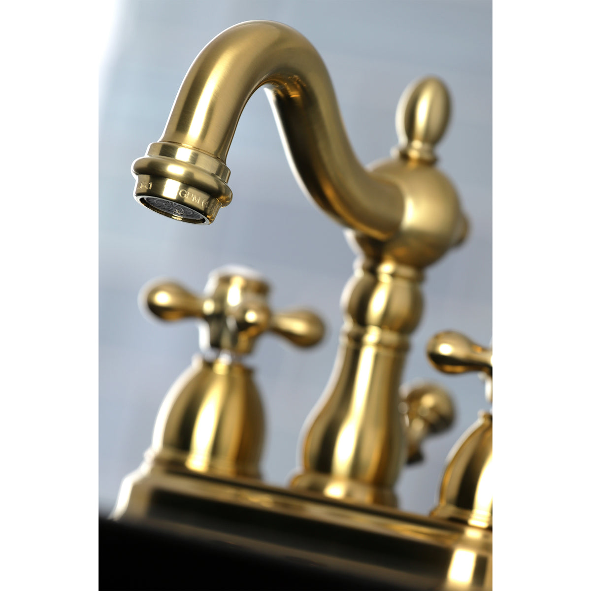 Kingston Brass KB1601AX Heritage 4 in. Centerset Bathroom Faucet