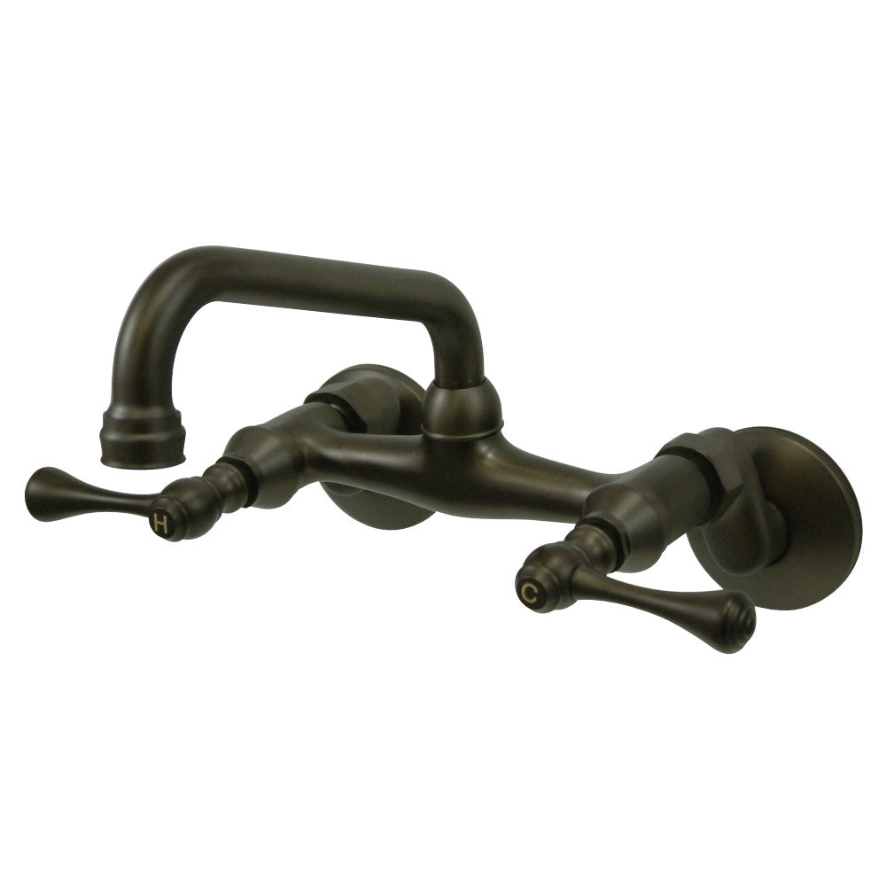 Kingston Brass KS313SB Kingston Two Handle Wall Mount Kitchen Faucet