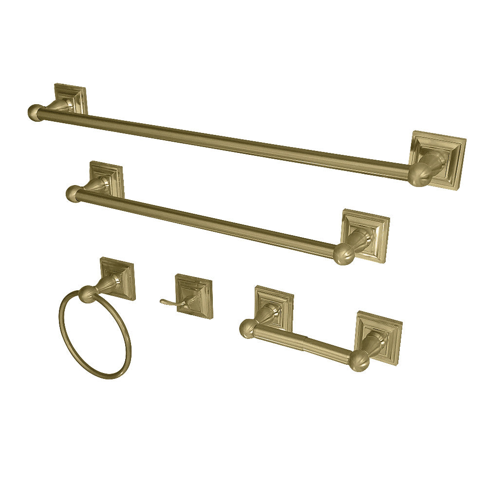 Kingston Brass Serano 5-Piece Bathroom Accessory Set