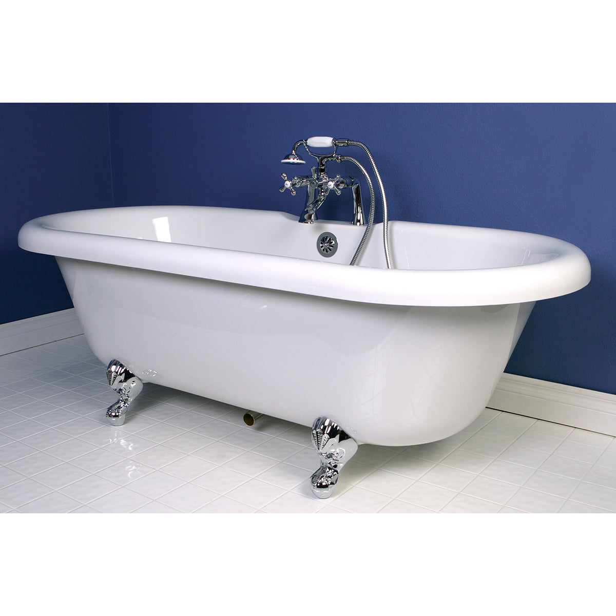 Kingston Clawfoot Tub Faucet with Hand Shower