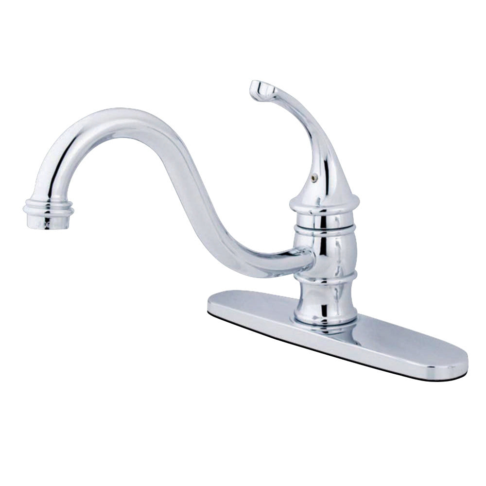 Kingston Brass KB3575GLLS Georgian 8&quot; Centerset Kitchen Faucet without Sprayer