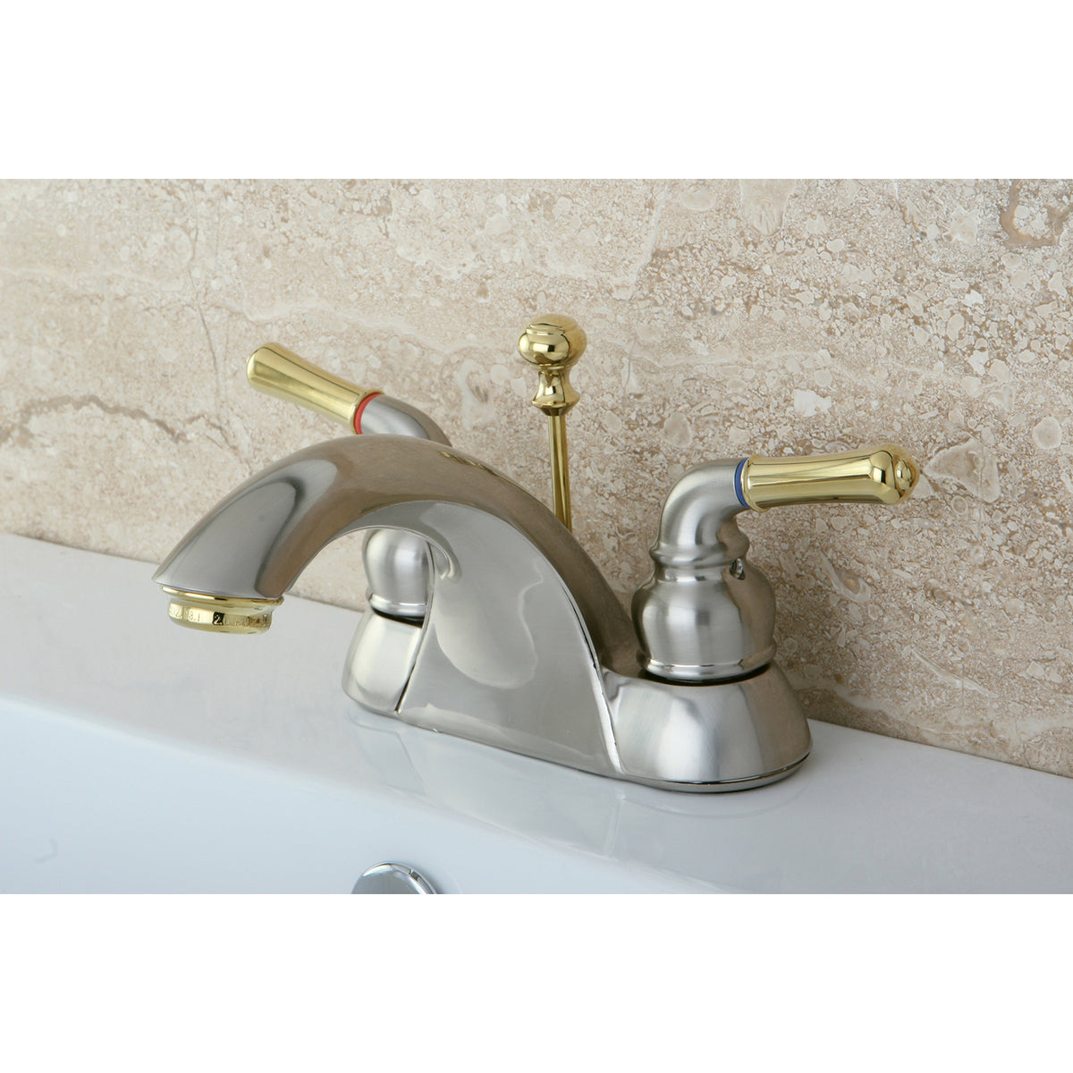 Kingston Brass KB2628 4 in. Centerset Bathroom Faucet