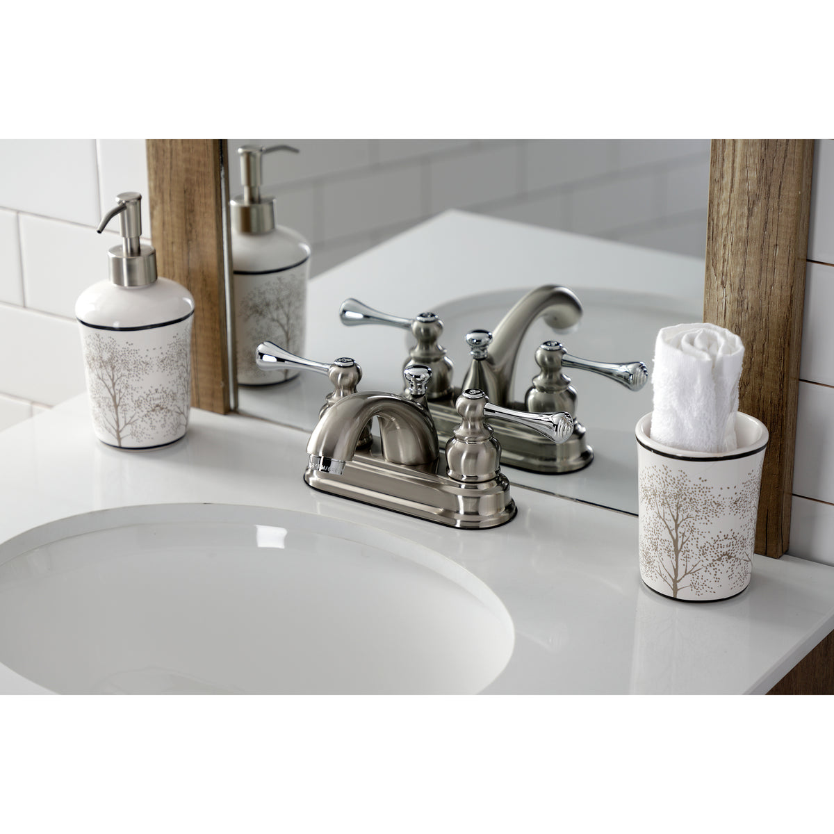 Kingston Brass KB3607BL 4 in. Centerset Bathroom Faucet