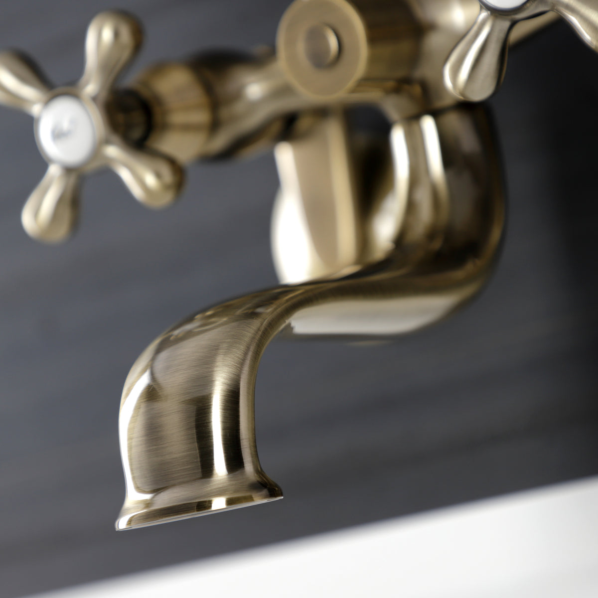 Kingston Wall Mount Tub Faucet with Hand Shower