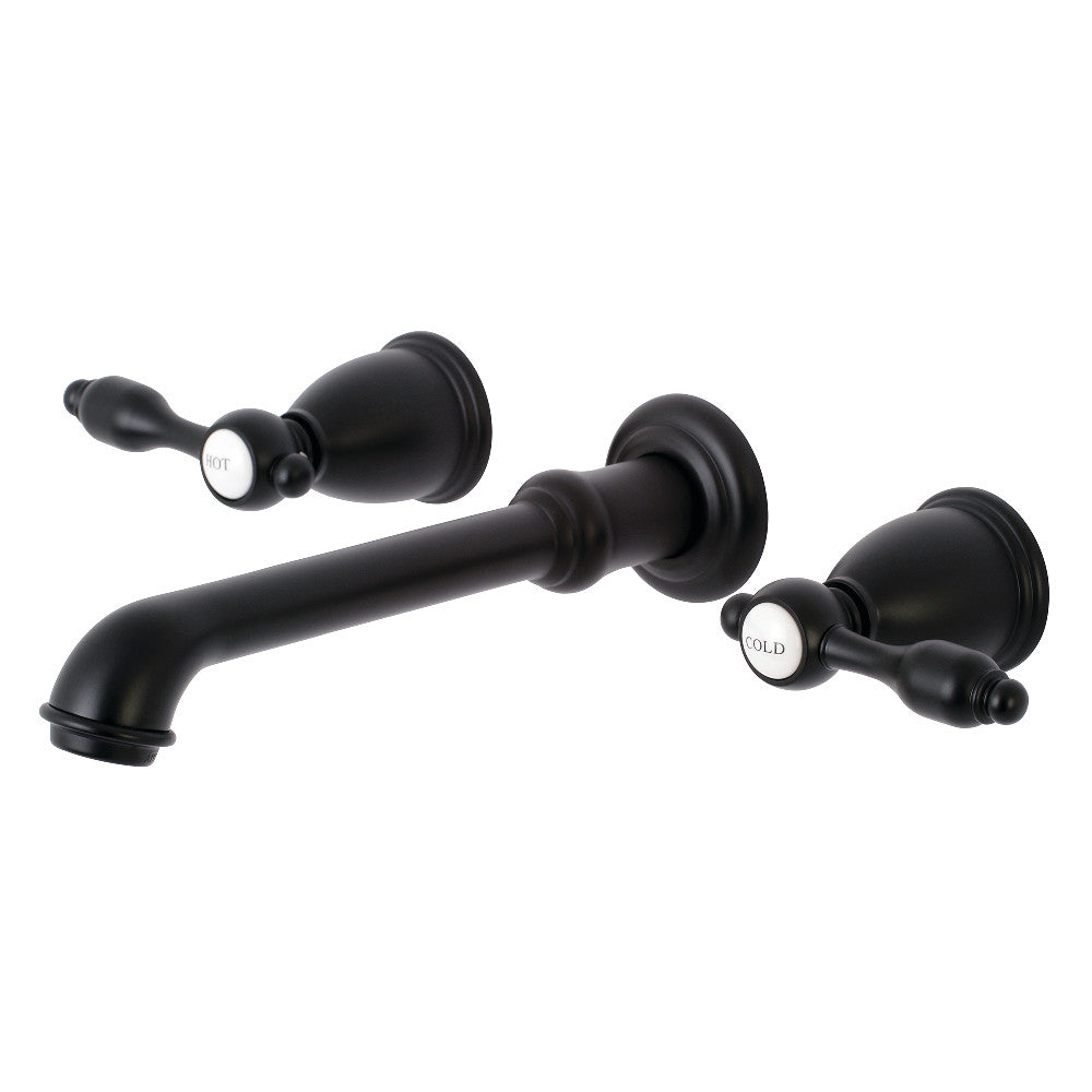 Kingston Brass KS7125TAL Tudor Two-Handle Wall Mount Bathroom Faucet
