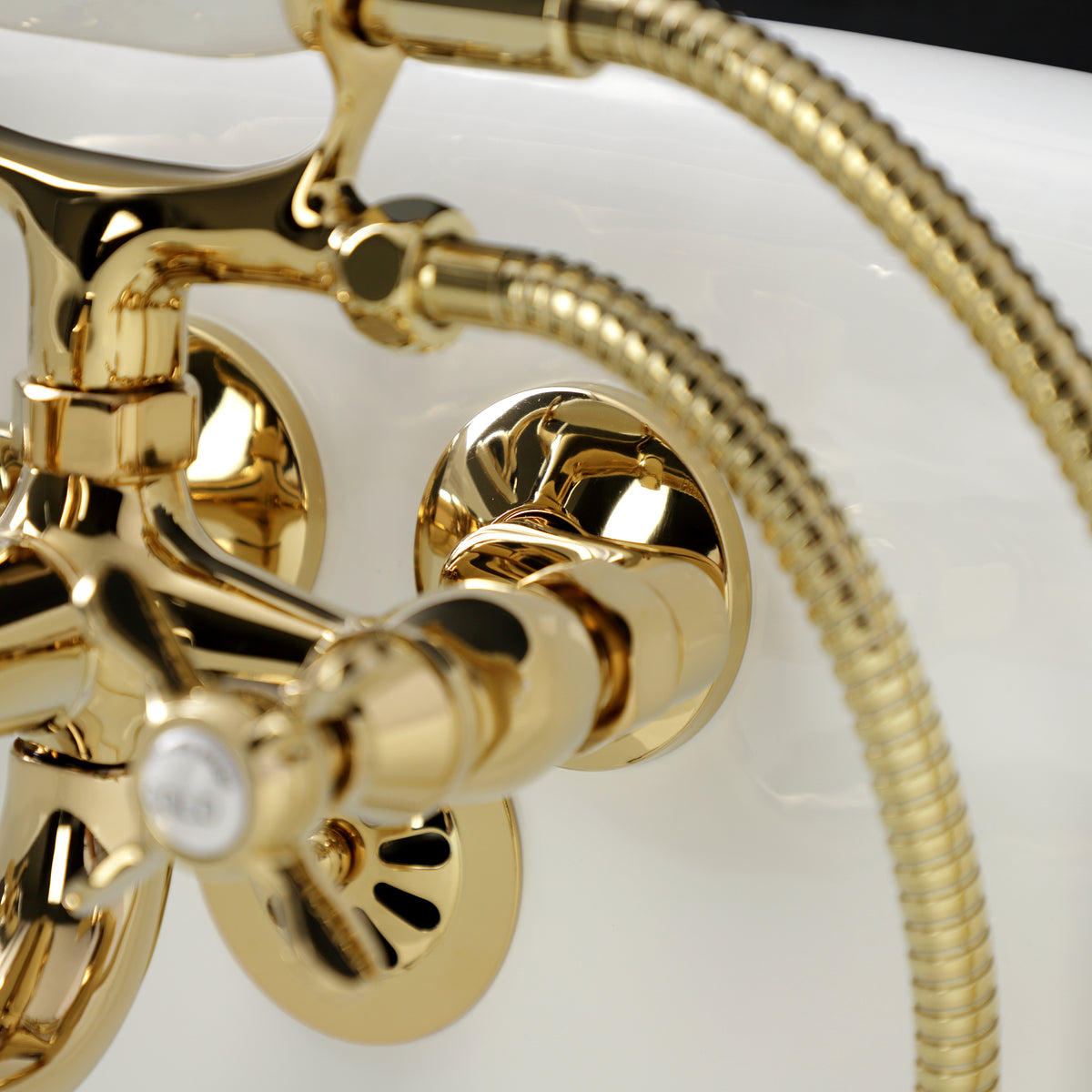 Essex Wall Mount Clawfoot Tub Faucet with Hand Shower