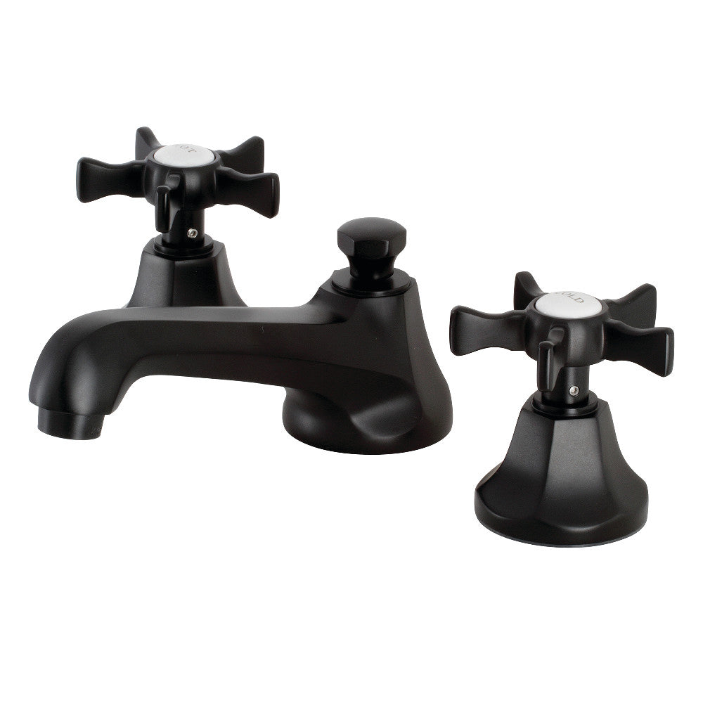 Kingston Brass KS4468NX Hamilton Widespread Bathroom Faucet with Brass Pop-Up