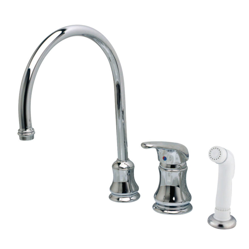 Kingston Brass KS821C Single-Handle Widespread Kitchen Faucet