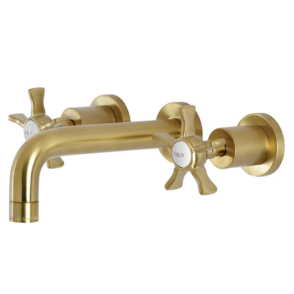 Kingston Brass KS8128NX Hamilton Two-Handle Wall Mount Bathroom Faucet