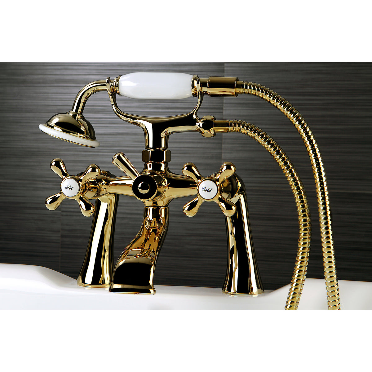 Kingston Clawfoot Tub Faucet with Hand Shower