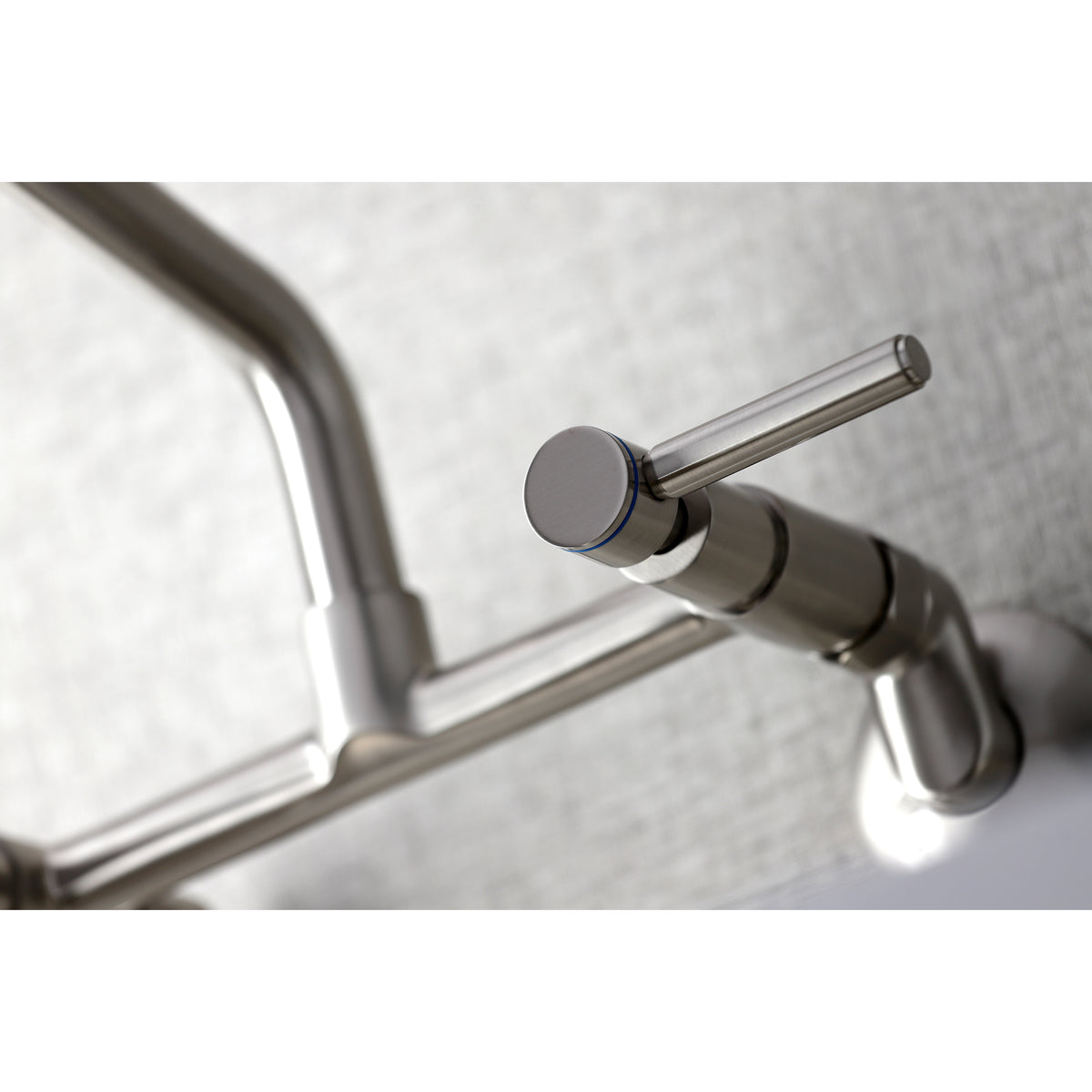 Kingston Brass KS823PN Concord Two-Handle Wall-Mount Kitchen Faucet
