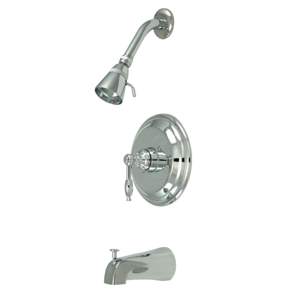 Water Saving Knight Tub &amp; Shower Faucet with Lever Handles