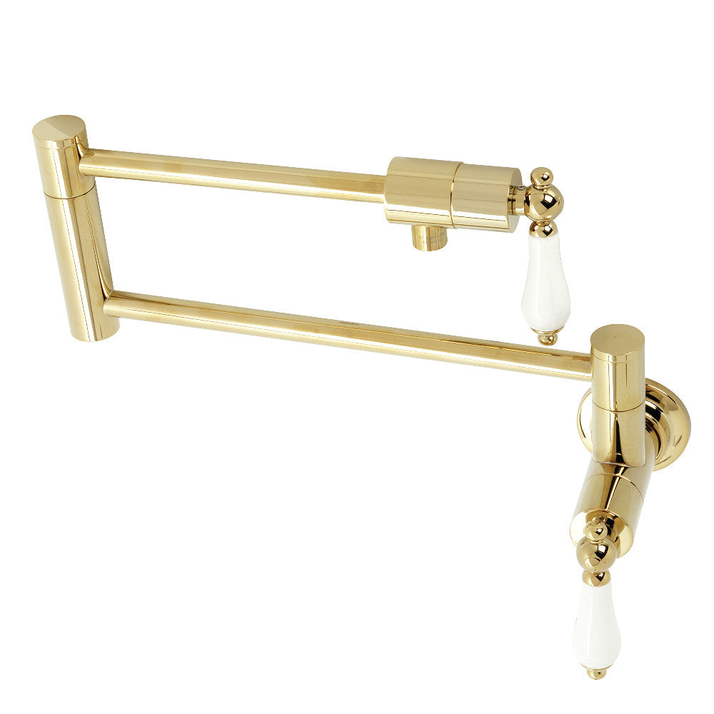 Kingston Brass KS4106PL Metropolitan Wall Mount Pot Filler
