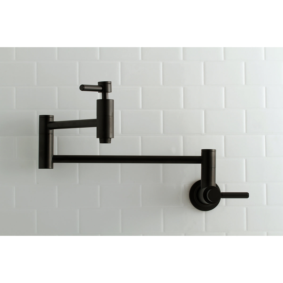Kingston Brass KS8107DL Concord Wall Mount Pot Filler Kitchen Faucet