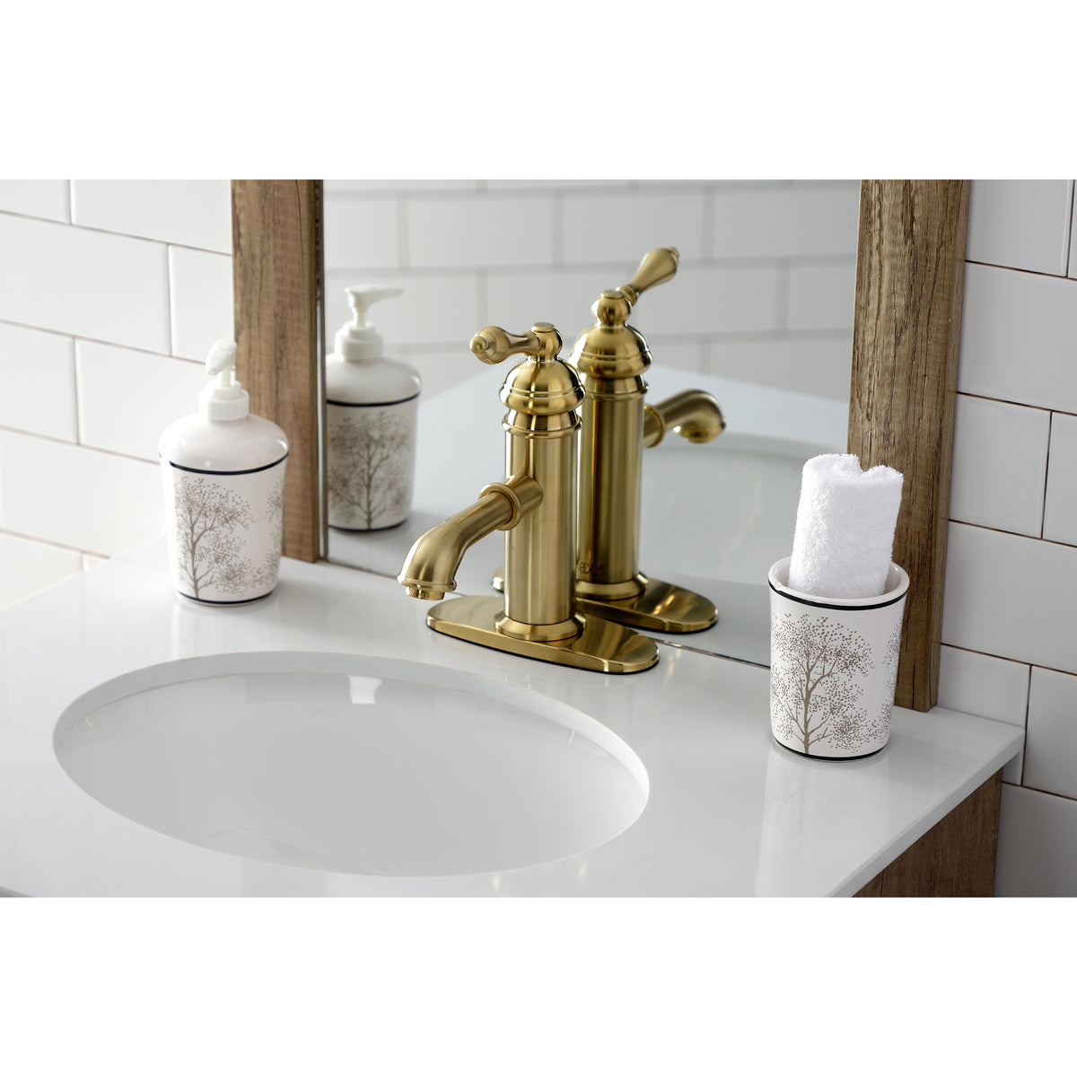 Kingston Brass KS7415ACL American Classic Single-Handle Bathroom Faucet