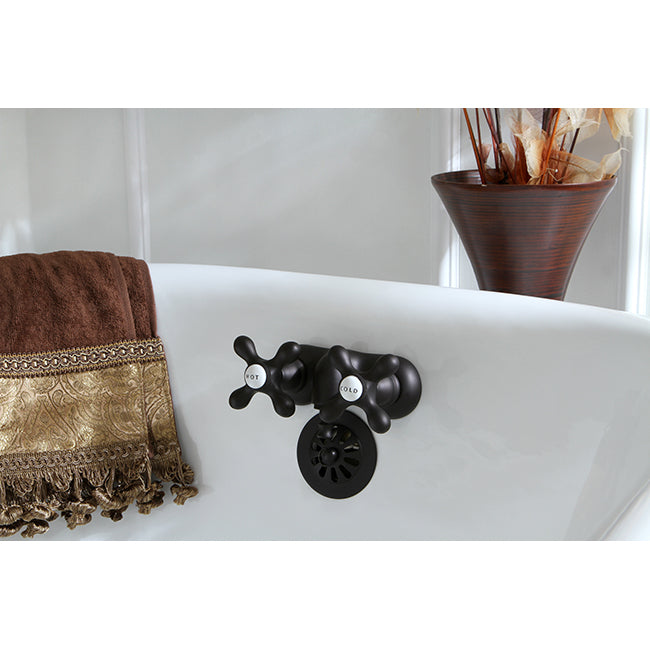 Vintage 3-3/8-Inch Wall Mount Tub Faucet