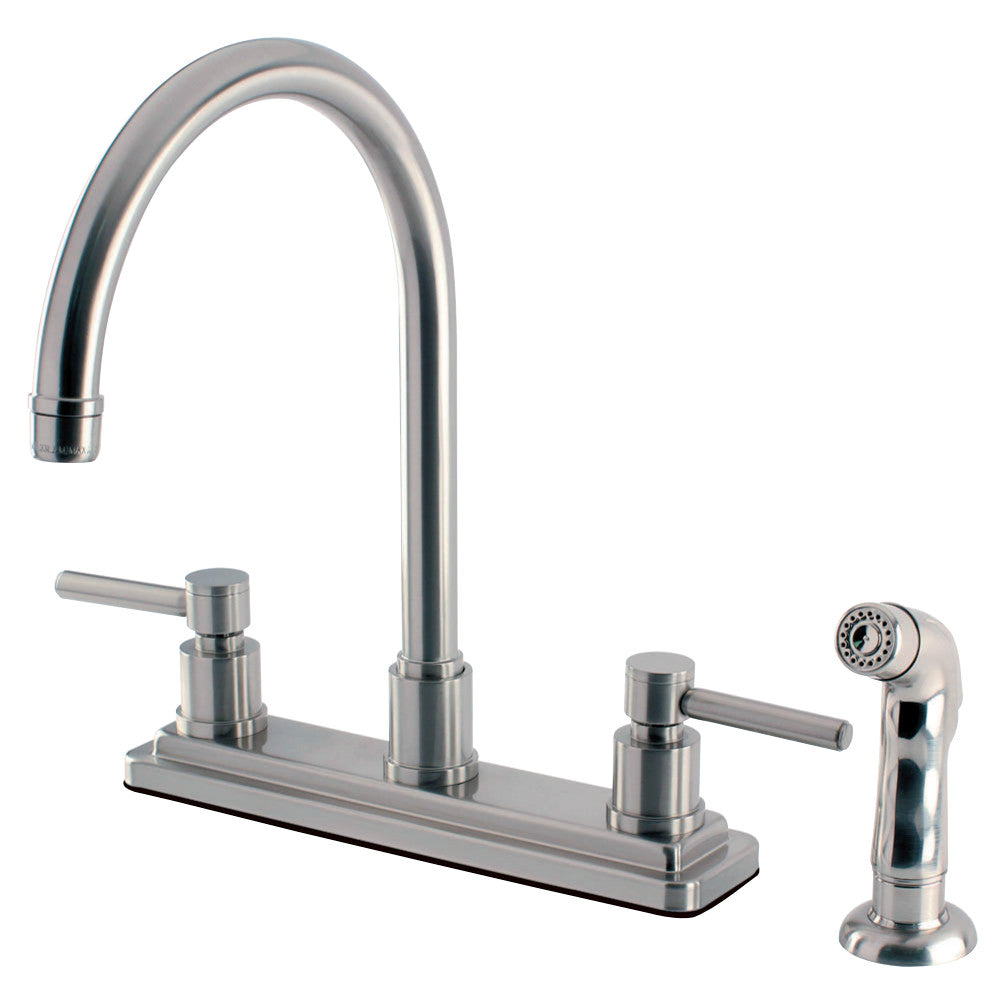 Kingston Brass KS8795DL Concord 8-Inch Centerset Kitchen Faucet