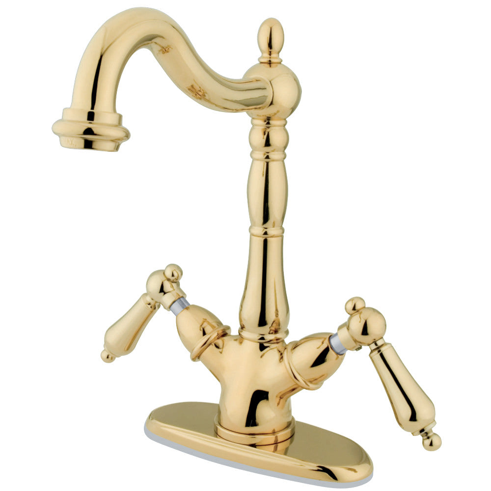 Kingston Brass KS1495AL Heritage 2-Handle Vessel Sink Faucet
