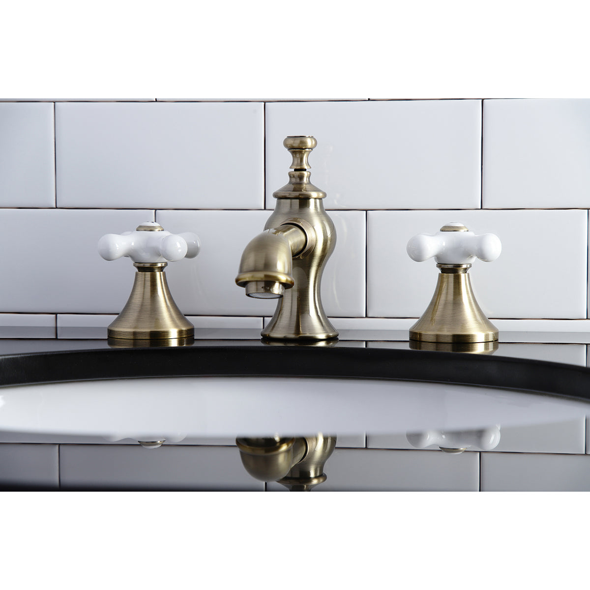 Kingston Brass KC7066PX Vintage 8 in. Widespread Bathroom Faucet