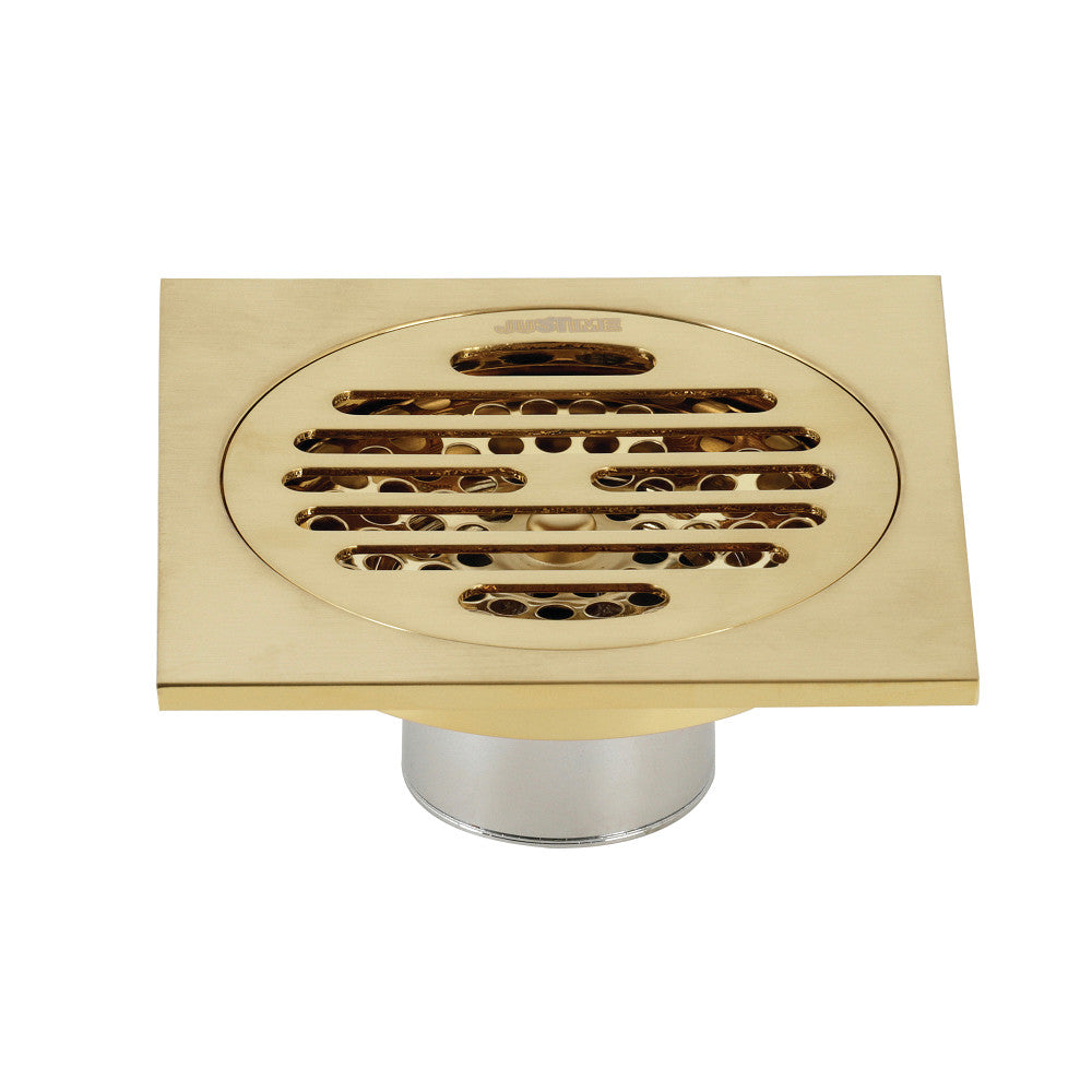 Kingston Brass Watercourse Symmetric 4&quot; Square Grid Shower Drain