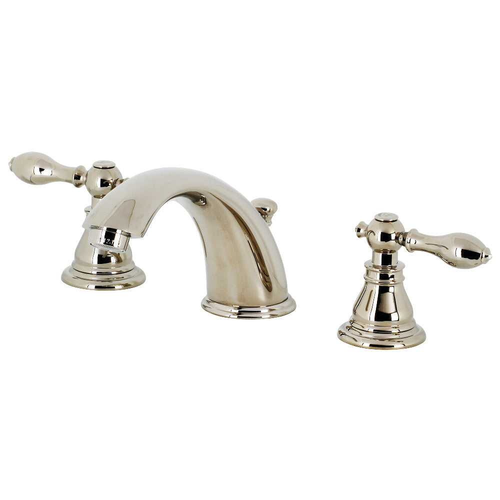 Kingston Brass KB962ACL American Classic Widespread Bathroom Faucet with Retail Pop-Up