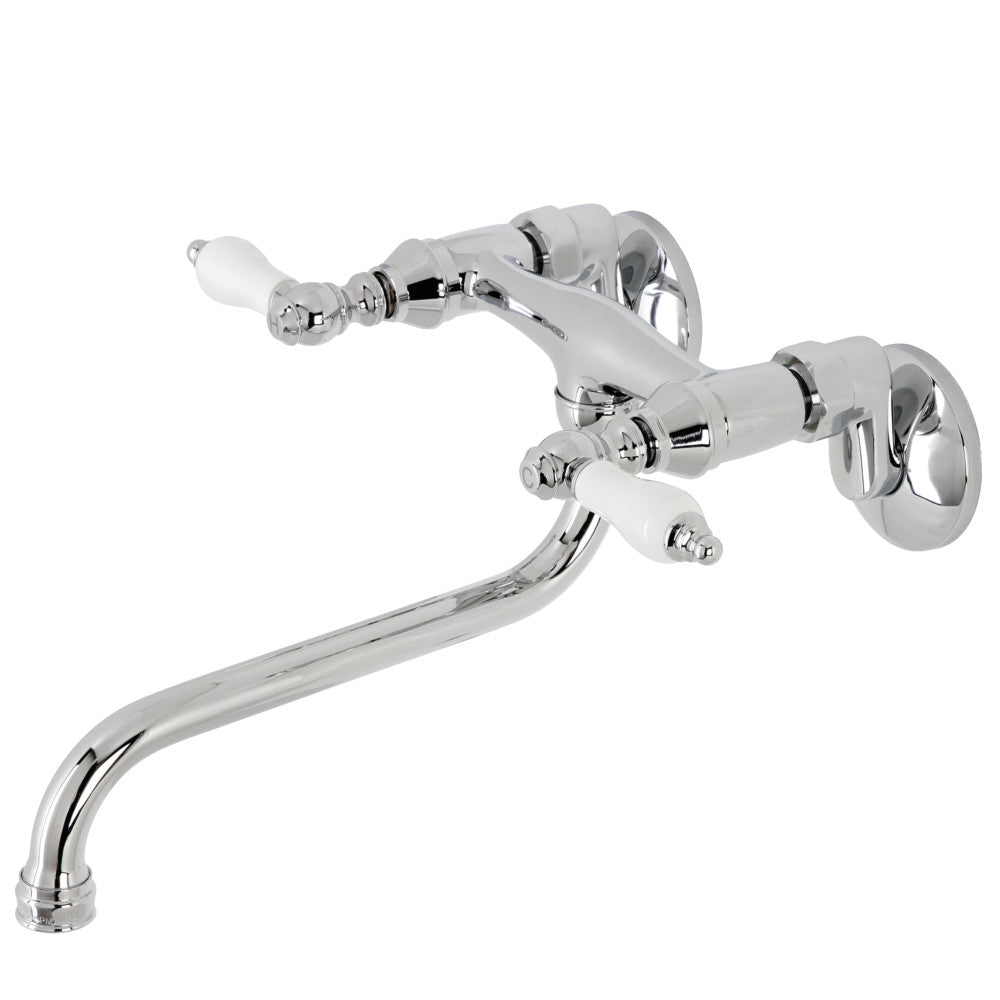 Kingston Brass KS515PN Wall Mount Bathroom Faucet