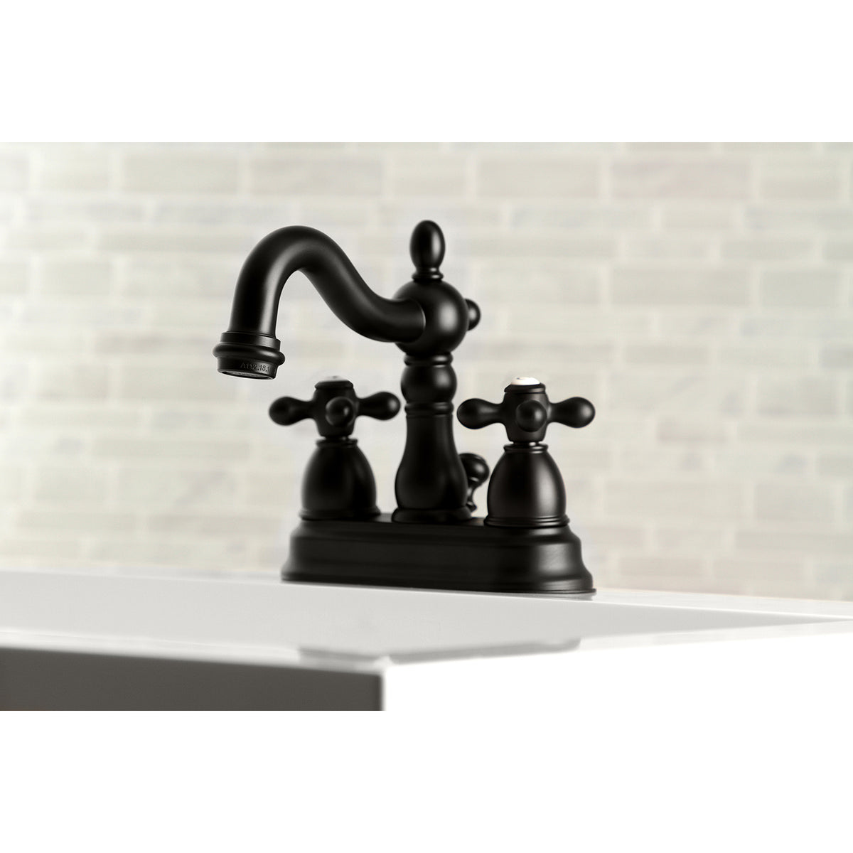 Kingston Brass KB1601AX Heritage 4 in. Centerset Bathroom Faucet