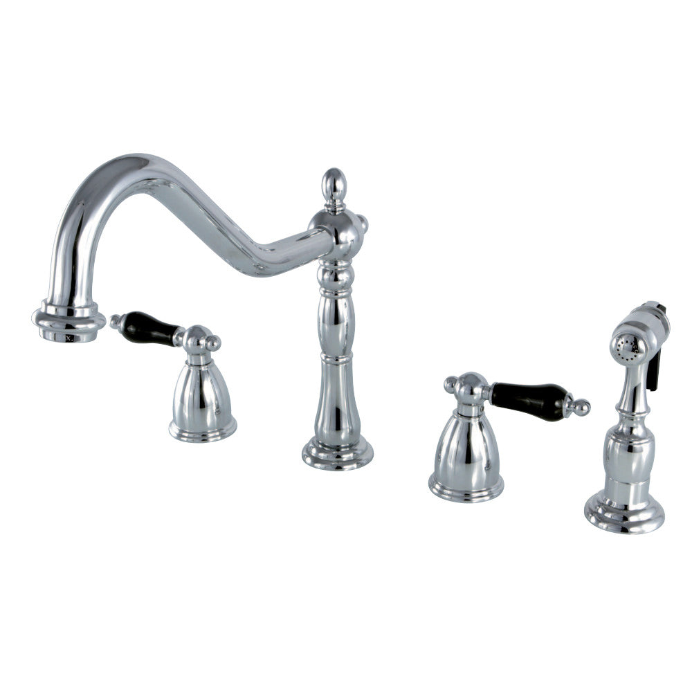 Kingston Brass KB1798PKLBS Widespread Kitchen Faucet
